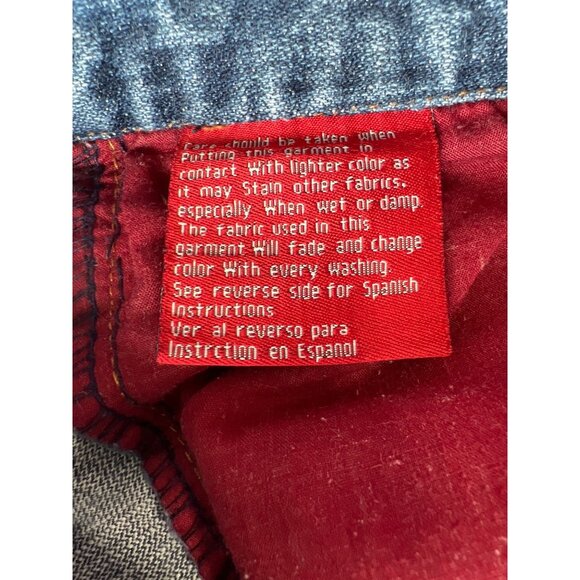 Plugg Jeans Size 34x32 Denim Mid Rise Cotton Classic Fit Medium Wash Denim Retro - Picture 8 of 11